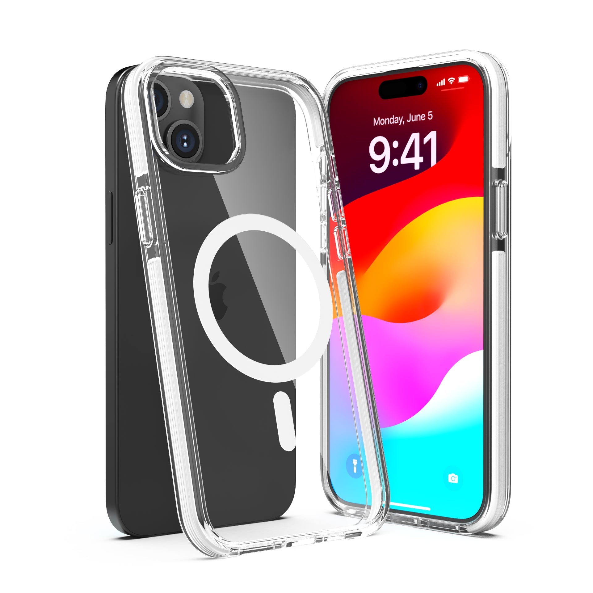 Clear Case with Edge Protection